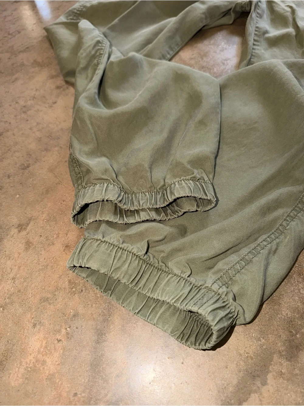 Sanctuary Olive Green Lyocell Jogger Pants Drawstring Utility XL - Picture 6 of 12